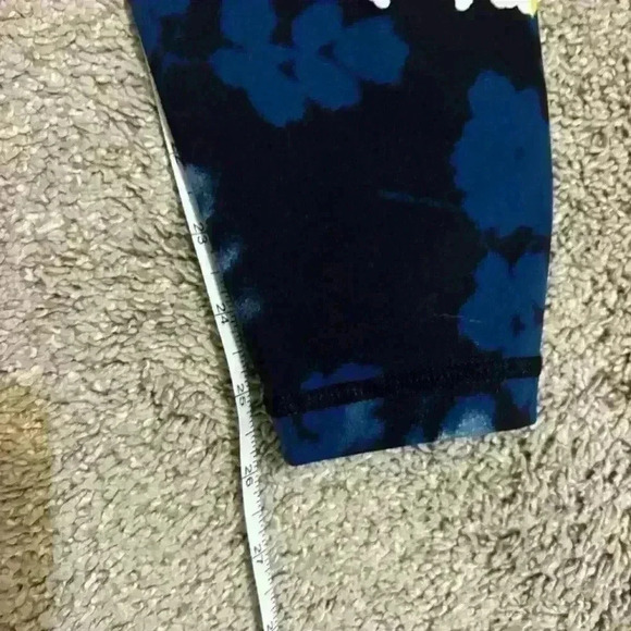 Sweaty Betty Power Full Length Workout Leggings Lime Punch Floral Print - Size S - Picture 11 of 11